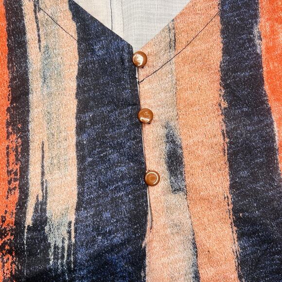 Just Fashion Now Vertical Stripped Dress Size L - Picture 4 of 7